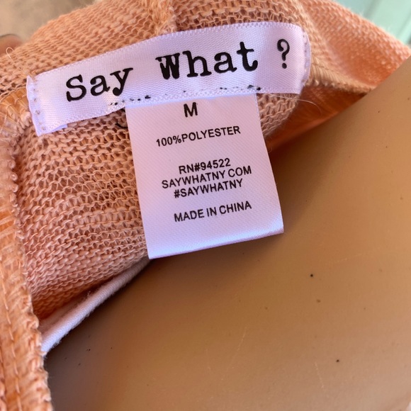 Say What? Thin long knit hooded open cardigan NWOT - Picture 8 of 8